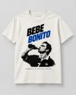 Azul — T-Shirt “Bebe Bonito — Joga Frio” - Image 3