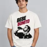 Vermelho — T-Shirt “Bebe Bonito — Sem Moderação”
