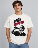 Vermelho — T-Shirt “Bebe Bonito — Sem Moderação”