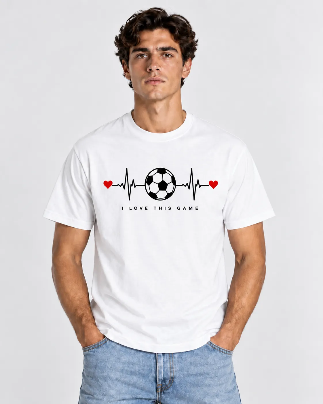 i-love-this-game-3-1 T-Shirt “Futebol no Sangue” - Image 1