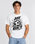 T-Shirt “Just Kick It — Sem Filosofias”