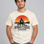 T-Shirt “Sunday League Legend — Pôr do Sol”