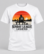 T-Shirt “Sunday League Legend — Pôr do Sol” - Image 3