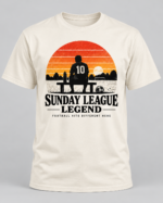 T-Shirt “Sunday League Legend — Pôr do Sol” - Image 4