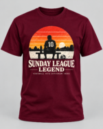 T-Shirt “Sunday League Legend — Pôr do Sol” - Image 5