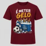 T-Shirt “É Meter Gelo — Jogo, Amigos, Bebidas” - Image 3