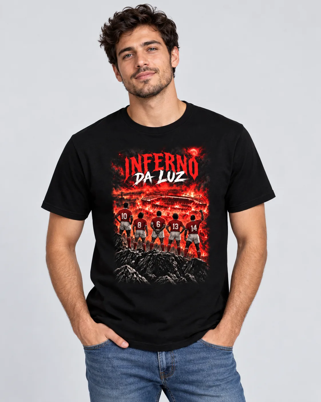 T-Shirt “Inferno da Luz” 1 T-Shirt “Inferno da Luz” - Image 1