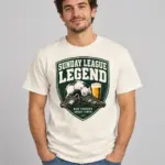 T-Shirt “Sunday League Legend — Bad Touches, Great Times”