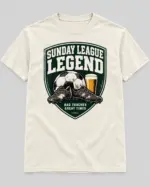 T-Shirt “Sunday League Legend — Bad Touches, Great Times” - Image 4