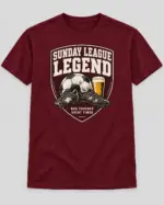 T-Shirt “Sunday League Legend — Bad Touches, Great Times” - Image 3