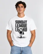 T-Shirt “Sunday League Legend — O Último a Sair”