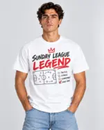 T-Shirt “Sunday League Legend — Plano Tático”