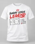 T-Shirt “Sunday League Legend — Plano Tático” - Image 2