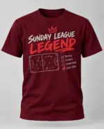 T-Shirt “Sunday League Legend — Plano Tático” - Image 3