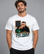T-Shirt “Tiki Taska — Uma Mini e Três Pontos”