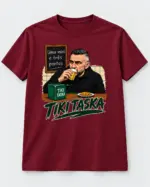 T-Shirt “Tiki Taska — Uma Mini e Três Pontos” - Image 3