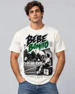 Verde — T-Shirt “Bebe Bonito — Suplente de Luxo”